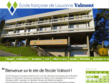 Tablet Screenshot of ecole-valmont.org